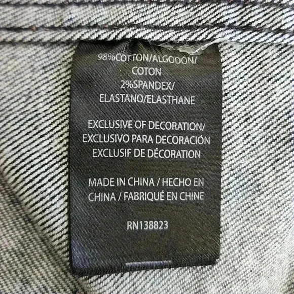 Blue Ranchwear Men's Denim Dark Blue Jean Jacket, sz LG - Picture 12 of 12